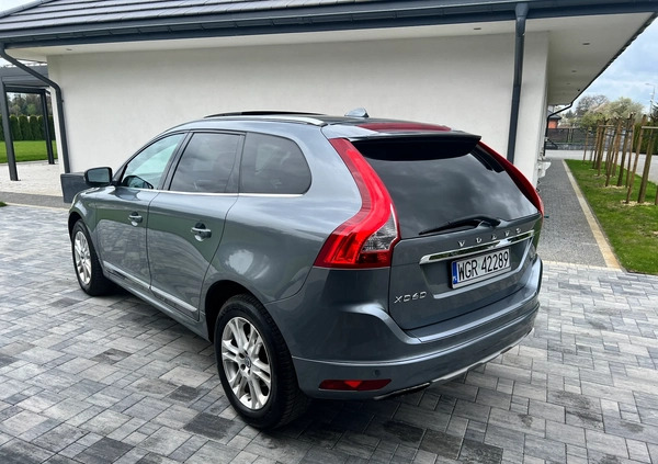 Volvo XC 60 cena 78900 przebieg: 145000, rok produkcji 2016 z Wąbrzeźno małe 254